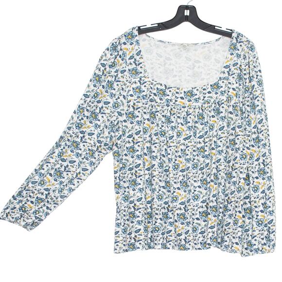 Lucky Brand Top Boho Cottage Coastal Grandma Soft Girl Fairy Romantic Floral XXL - Picture 6 of 6